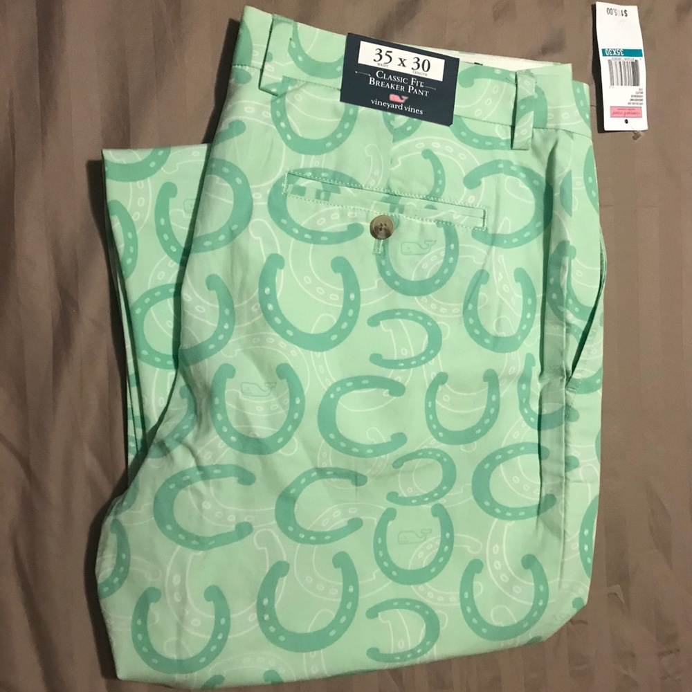 Vineyard Vines Kentucky Mint Julep Pants 35 x30